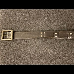 Men’s Vintage Leather Belt by Lucky Brand.